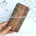 2016 New Products 3D Chocolate Epoxy IMD Cell Phone Case for iphone 5s 6s/plus